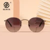 Senta Small Round Metal Polarized Sunglasses for Men Women Steampunk Vintage Sunglasses Men Fishing Car Driving Glasses in Trend