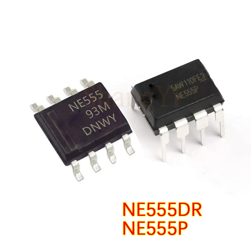 10PCS/LOT NE555 NE555P DIP 8 NE555DR SOP 8 Single High precision timer