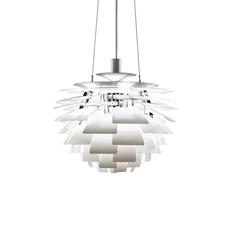 Hanging Lamps Artichoke Suspension Modern LED Pinecone Pendant Lights Louis Design Chandelier Living Home Decor Creative 2