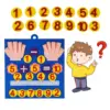 Kids Montessori Toys Felt Finger Numbers Math Toy Counting Early Learning Intelligence Develop for Toddler Teaching Aid Child 1