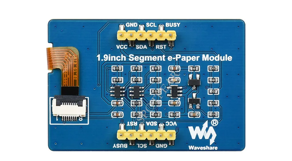 E-Paper E-Ink Display Module, tela SPI para