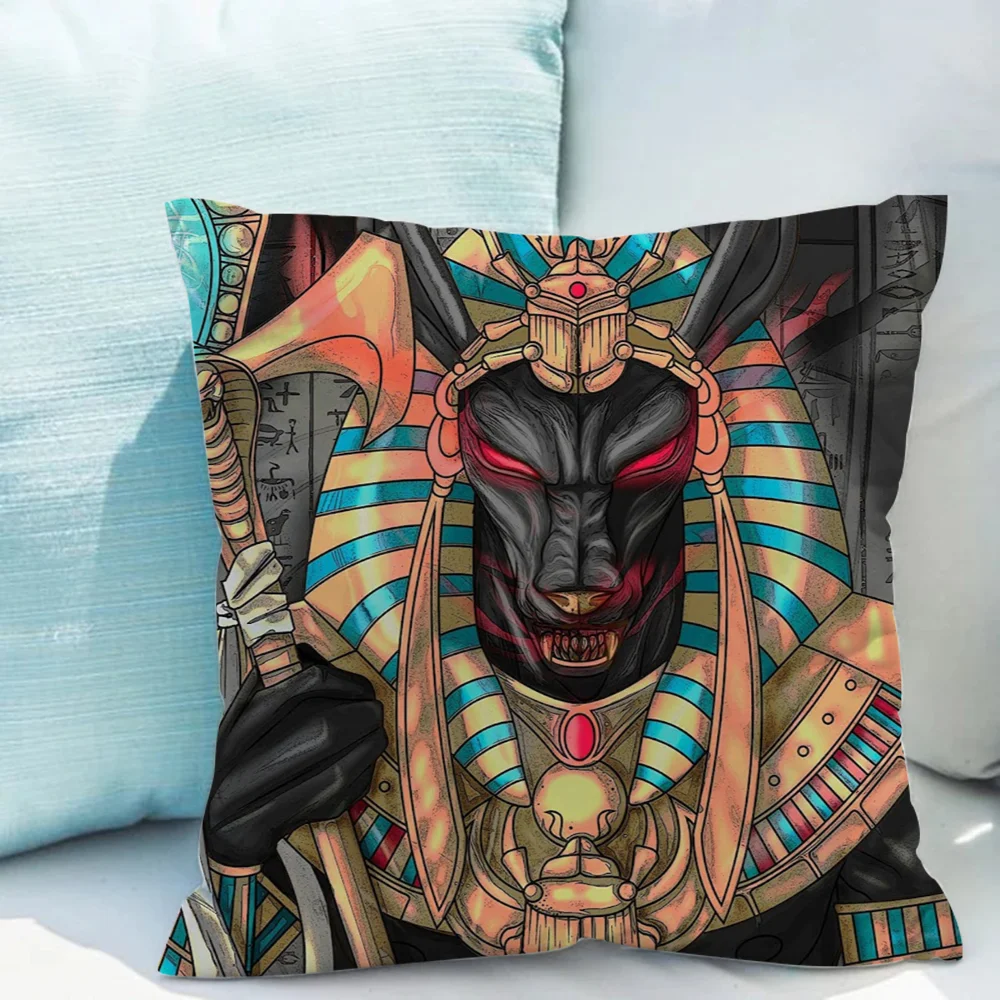

Ancient Egyptian Pharaoh Decorative Pillowcases 40x40 Body Pillow Cover 45x45 Lounge Chairs Covers for Bed Pillows Chair Cushion