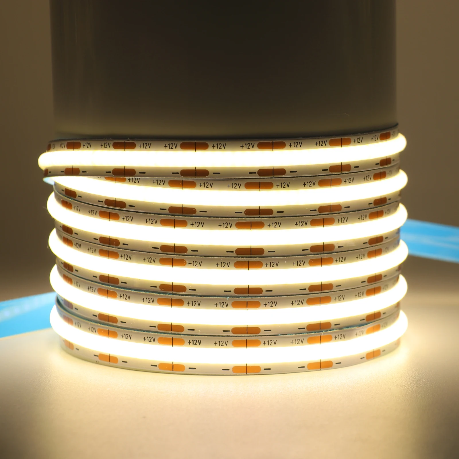 DC 12V 24V COB Strip 480 384 320 528Leds/M High Density Sb9dd802293d2474d829ee15d261217a7F