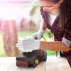 750W Belt Sander Electric Table Sander Variable Speed 2-in-1 Vacuum Cleaner Adapter Woodworking Belt Sanding Grinding Machine 2