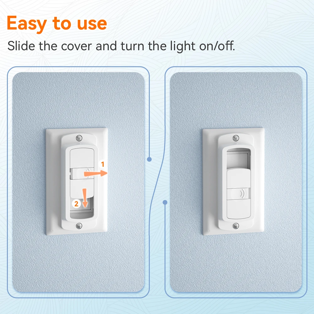 Light Switch Cover Guard 4 PCS for Baby Safety SAFELON