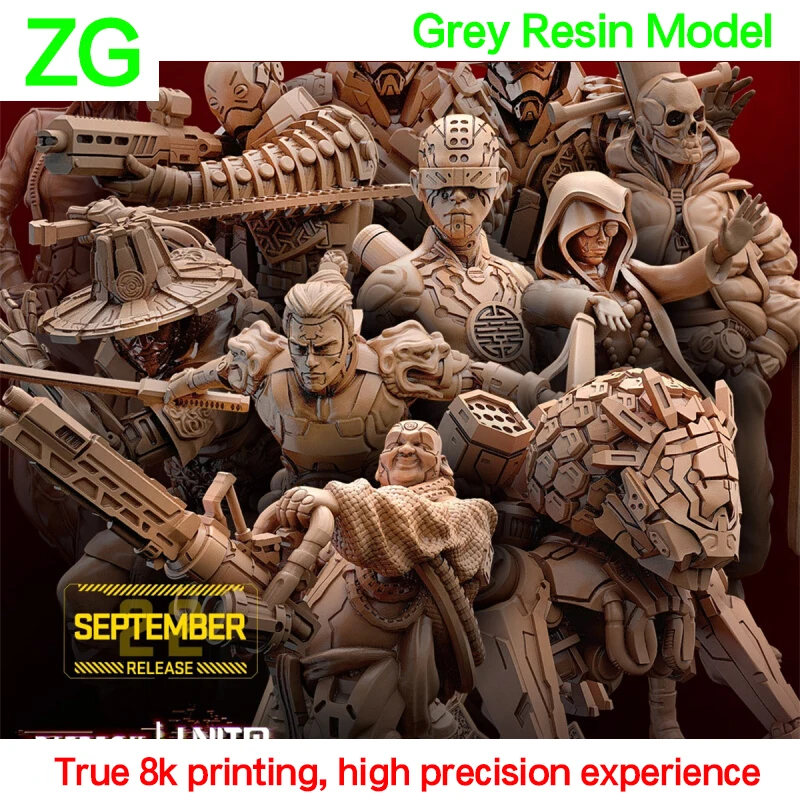 

Samurai Cyberpunk Third Party DND Running Team Board Game Chess Model Unit 9