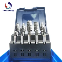 Factory Price High QualityTungsten Carbide Burr Long Shank 6mm 12mm Double Cut Carbide Rotary Burrs File 1