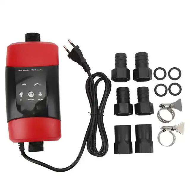 Fish Tank External Heating Rods Safe Waterproof LED Display Prevent