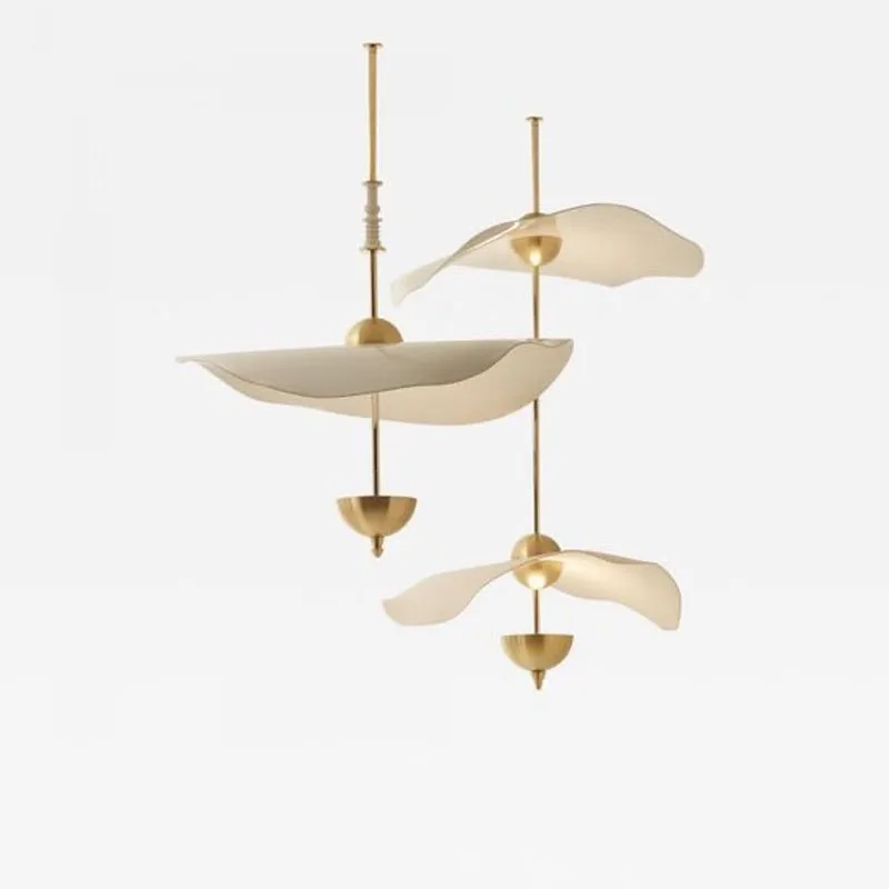 

Italian modern minimalist designer restaurant chandelier art acrylic LED staircase bar bedroom chandelier