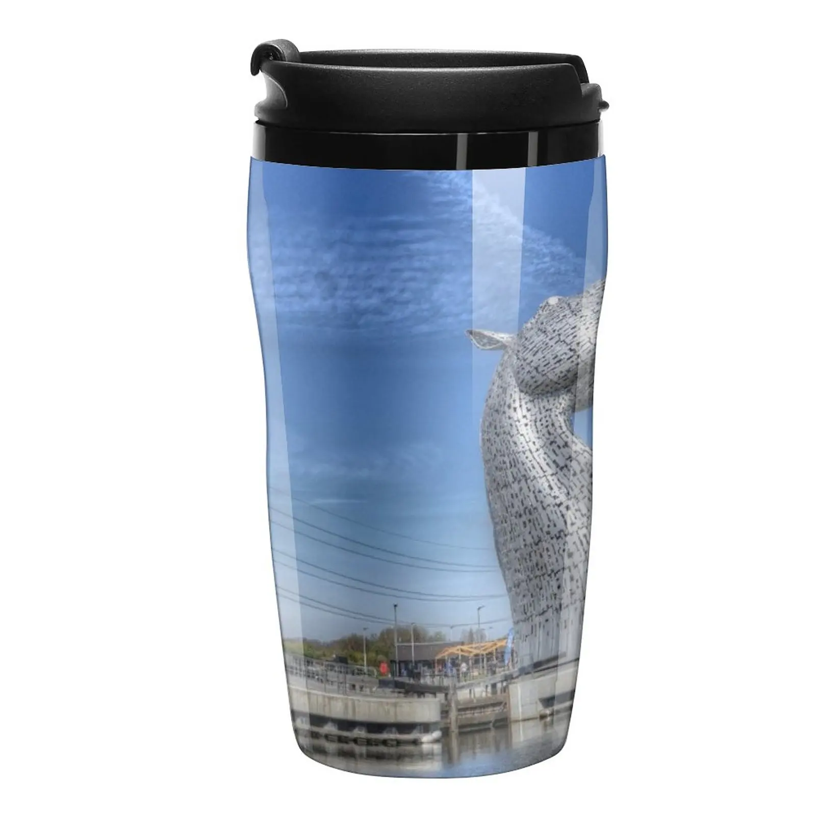 

The Kelpies sculptures Travel Coffee Mug Cups Coffee Glass For Coffee