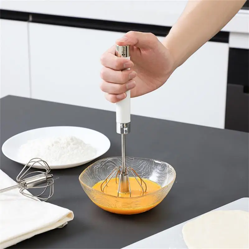 Egg Beater Egg Beater Mixer Semi-automatic Stainless Steel Cooking Tool Egg Cream Stirring Whisk Manual Kitchen Baking Tool Accessories
