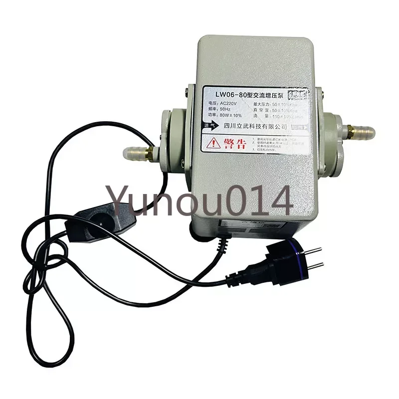 

LW06-80w Commercial Biogas Pump Metal Shell Natural Gas Pump Restaurant Pipeline Gas Booster 110L/min 50Kpa