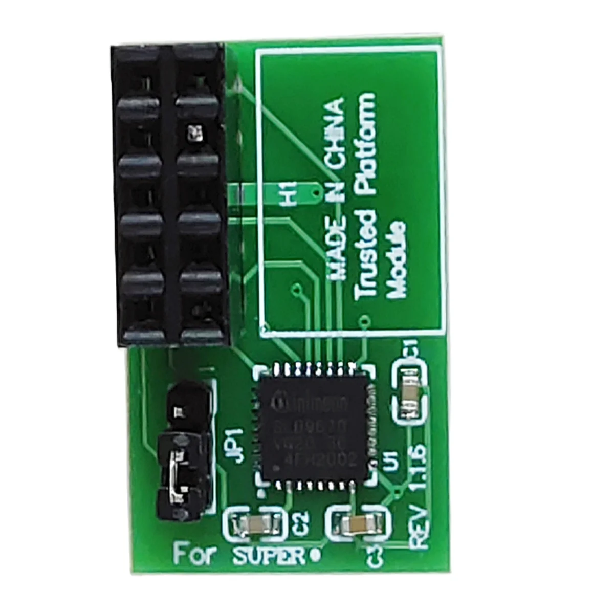 1 PC 10 Pin SPI 2.0 Module Trusted Platform for --9670H