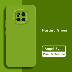 Originele Angel Eyes Vierkante Vloeibare Achterkant - Zachte Siliconen Waterdichte Telefooncase
