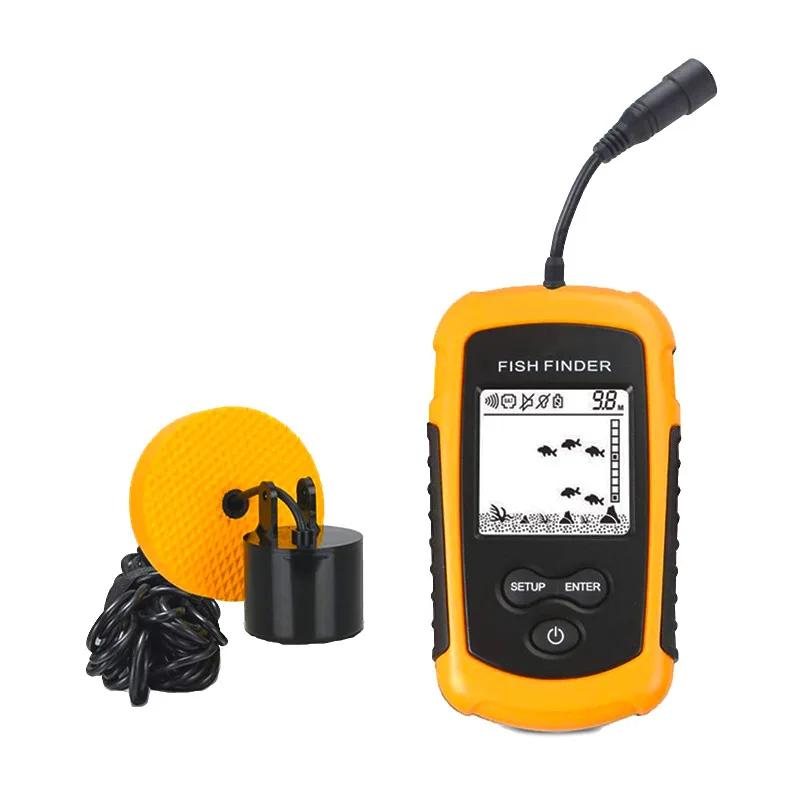 new ultrasonic wired fish finder to detect fish school sonar finder