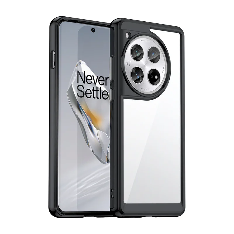 Clear Shockproof TPU Protective Phone Case with Frame