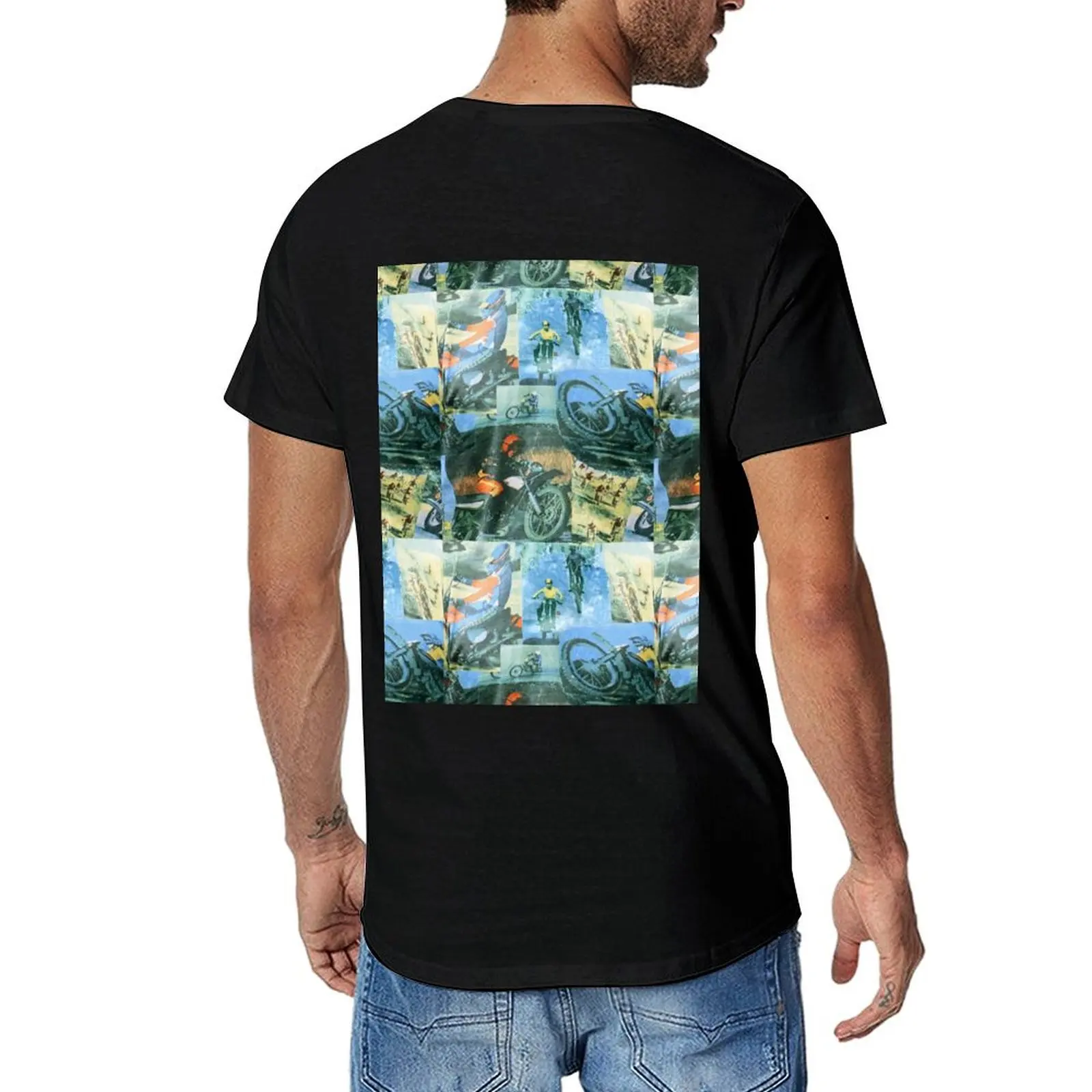 

tyler durden motocross T-Shirt summer top customs design your own oversized t shirts for men cotton