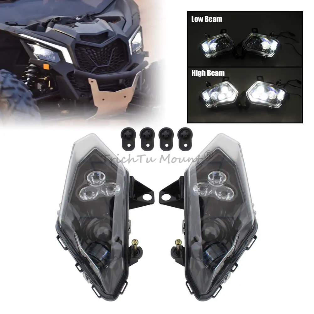 

Аксессуары для фар головного света Can-Am Maverick X3 Max R RR XDS XRS Turbo 4x4 2017-2023