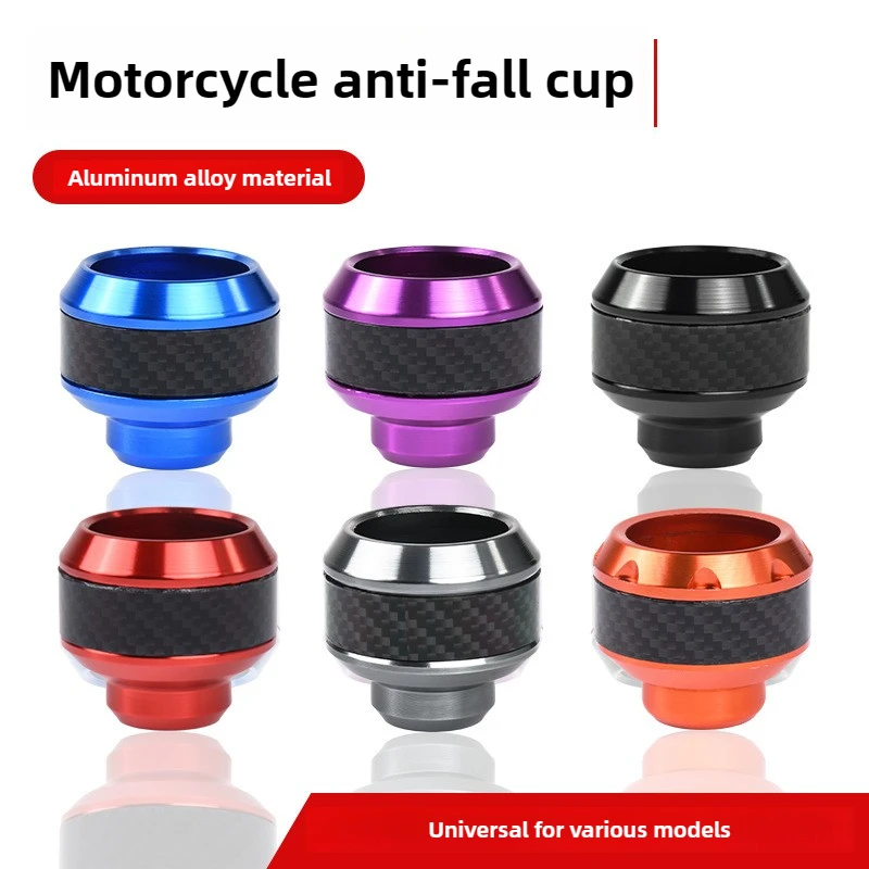 Motorcycle Wheel Protection 2Pcs Universal Crash Pad Protectors Alloy Motocross Falling Front Fork Slider Shock Absorption Cups
