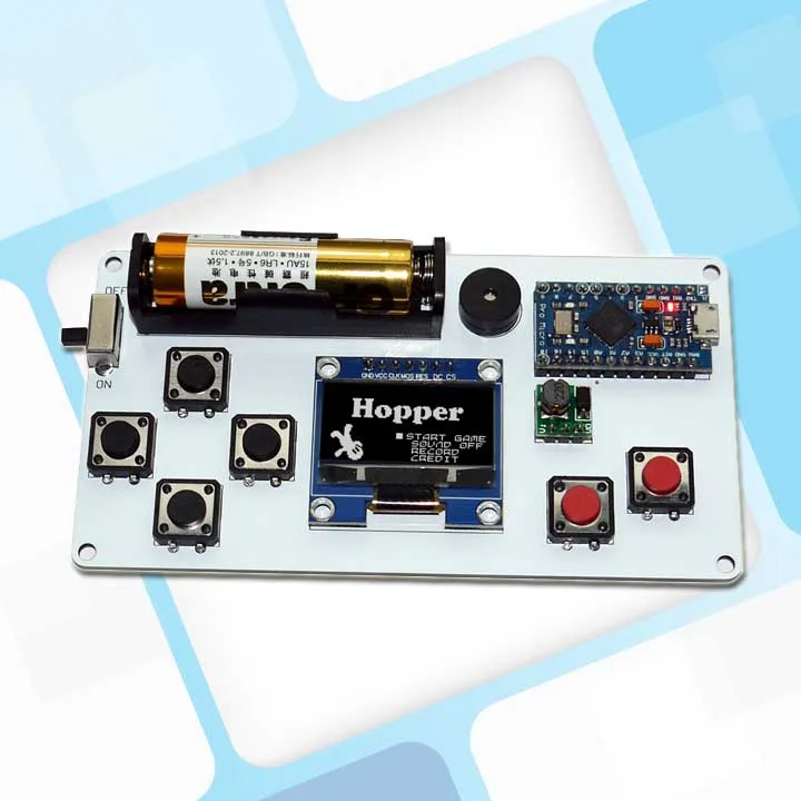 

Open Source Game Machine Arduboy Compatible 32u4 Experimental Board Complete Set of Loose Parts
