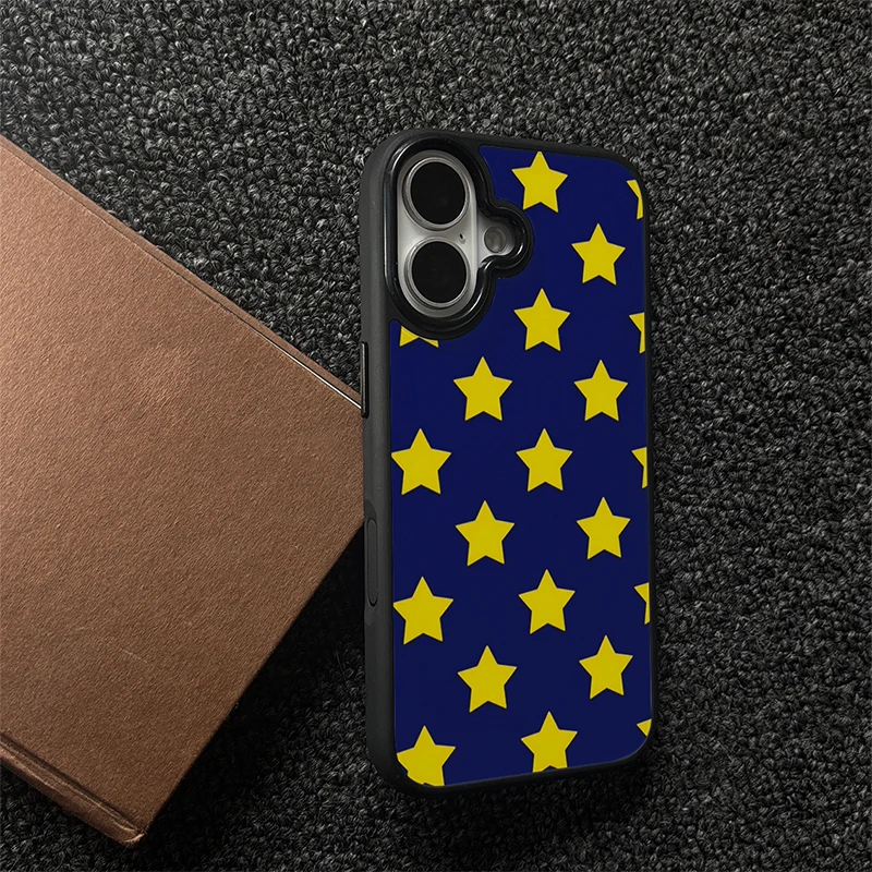 Deep Blue Starry Night Shockproof Silicone Phone Case