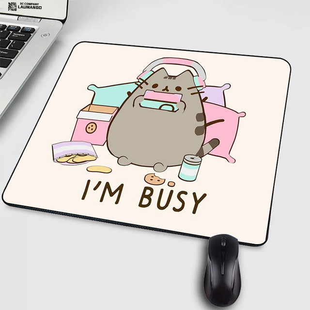 Cat Cartoon Mouse Pad Anime Mausepad PC Gamer Cabinet Tapis De Souris Varmilo Keyboard Gaming Accessories Laptop Mousepad