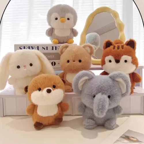 15CM Cute Animal Plush Toy Children Table Doll Ornaments Companion Doll Birthday Christmas Gifts Soft Sleeping Companion Kawaii - Image 2