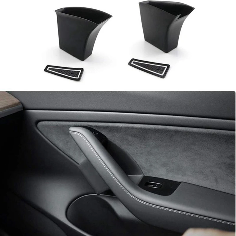 

Автомобильная дверь, боковой подлокотник, ручка для хранения, лоток, органайзер, контейнер-держатель, коробка для Tesla Model 3