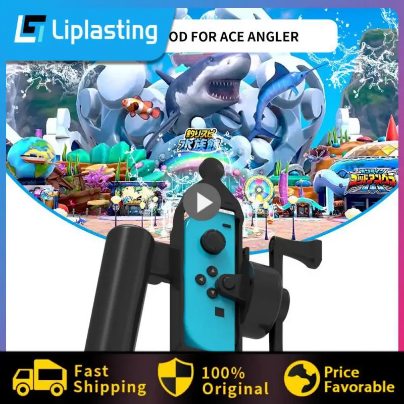 Canna Da Pesca Per Accessori Switch Nindos Kit Da Gioco Per La Pesca Per Controller Switch The Strike Bundle Dispositivo Somatosensoriale