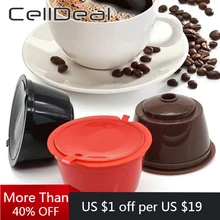 

3Pcs Multi-Colors Refillable For Dolce Gusto Coffee Capsule Refillable Caps Plastic Spoon Brush Filter Baskets Pod Easy To Clean