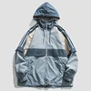 Harajuku Causal Jacket Men Hip Hop Colorblock Patchwork Hoodie Loosed Style Unisex Zipper Coats Winter Streetwear Ropa Hombre 2