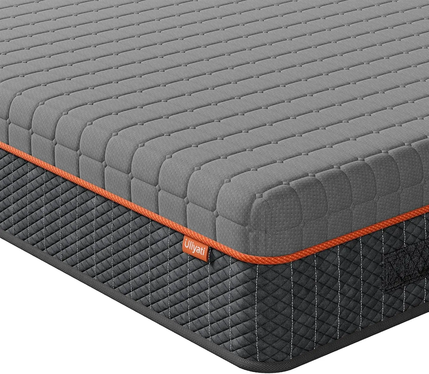 Gel Memory Foam Mattress with Comfort Foam for Pressure Relief & Cool Sleep & Body Support, Hardness level 3-4