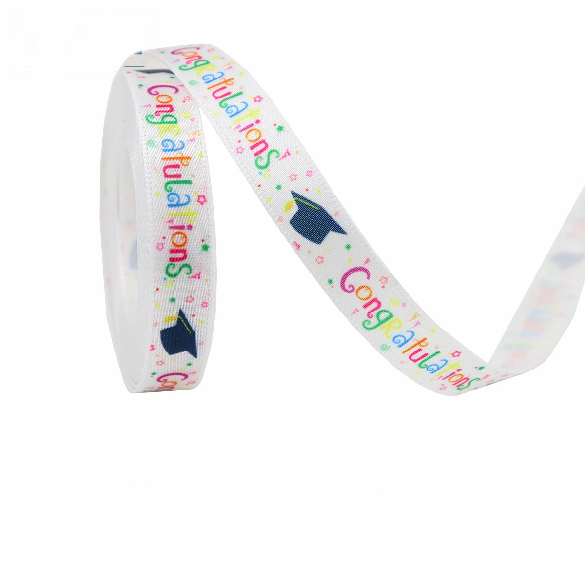 1 Rolle 1,6 cm 1 cm 2,5 cm * 450 cm Geschenke zum Absolvententag, Verpackungsbänder für Absolventenparty, DIY, Schleife, Geschenk, Dekoration, Bastelbänder – Detail 9