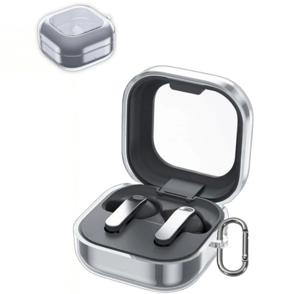 Earbuds Case with Magnetic Closure and Carbon Fiber Texture Design