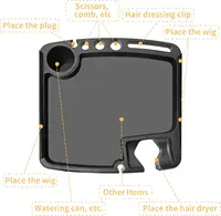 Chariot roulant professionnel pour coiffeur, outil d'extension de cheveux, beauté réglable, parfait, recommandé, outils d'escalade 5