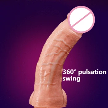 Remote Control Thrusting Dildo for Women Realistic Penis Vibrators Lesbian Toy Sex Machine Silicone Big Dick Female Masturbation 4