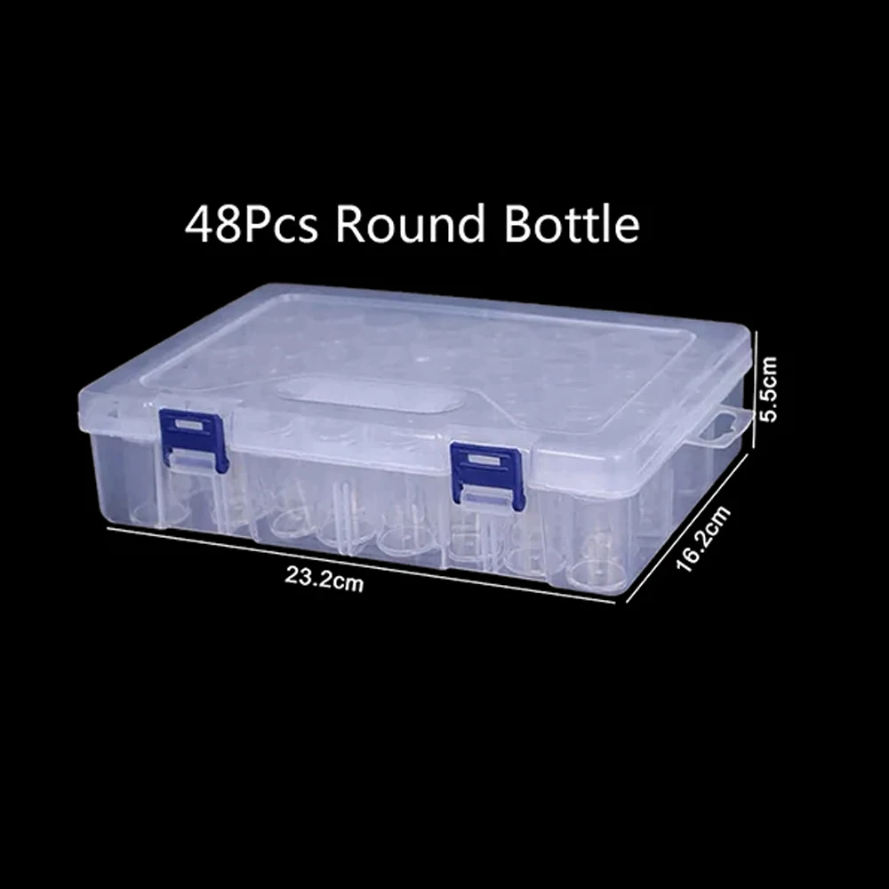 Diamond Painting Storage Cabinet Box Painting Tool Container Embroidery Accessories Set Multi-Purpose Portable Transparent