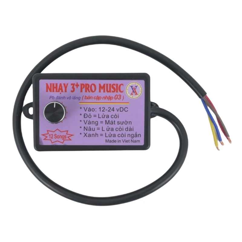 

12V-24V 12 Sound Musical Electronic Horn Controller Regulator for Car
