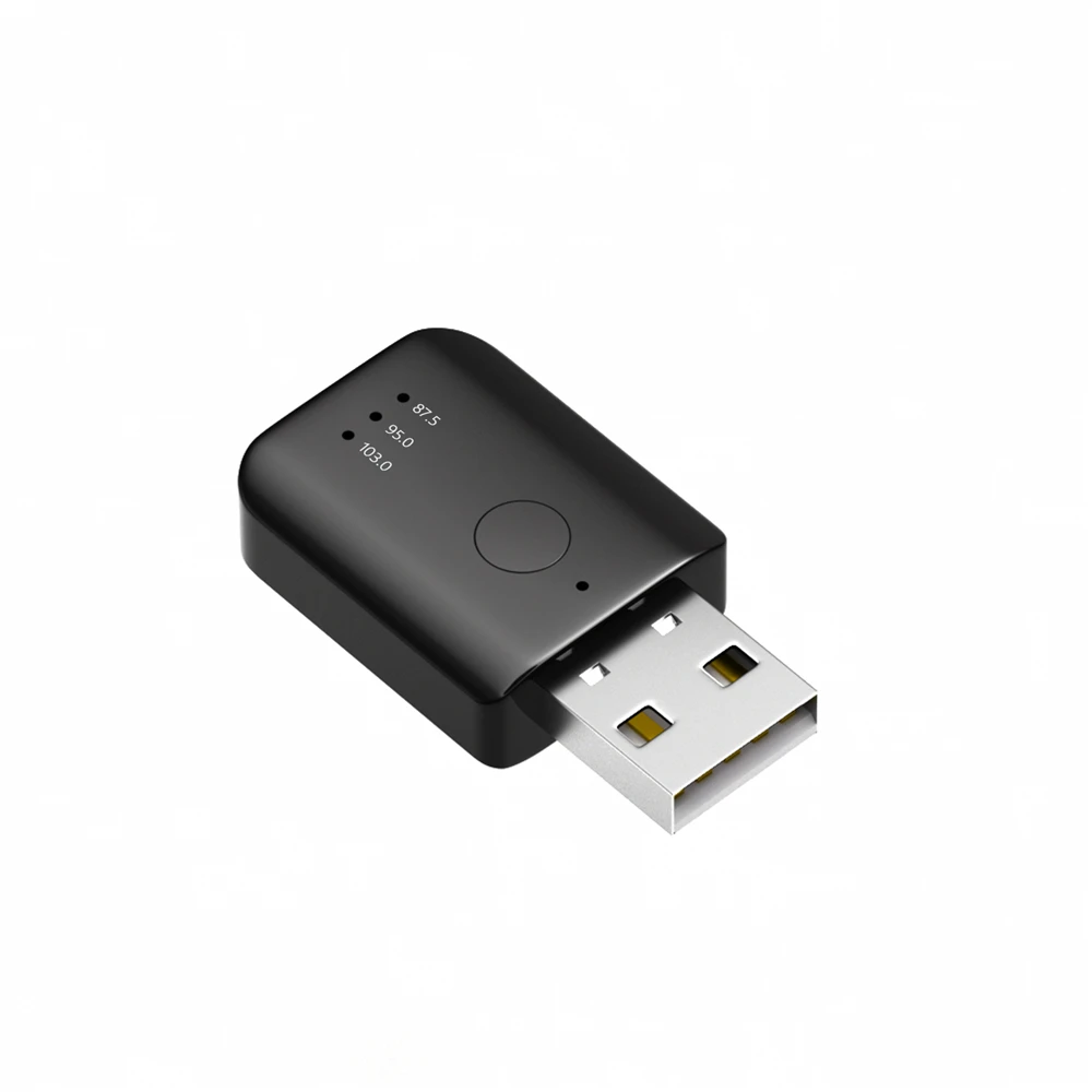 Bluetooth 5.1 FM Transmitter & Receiver with Handsfree Calling