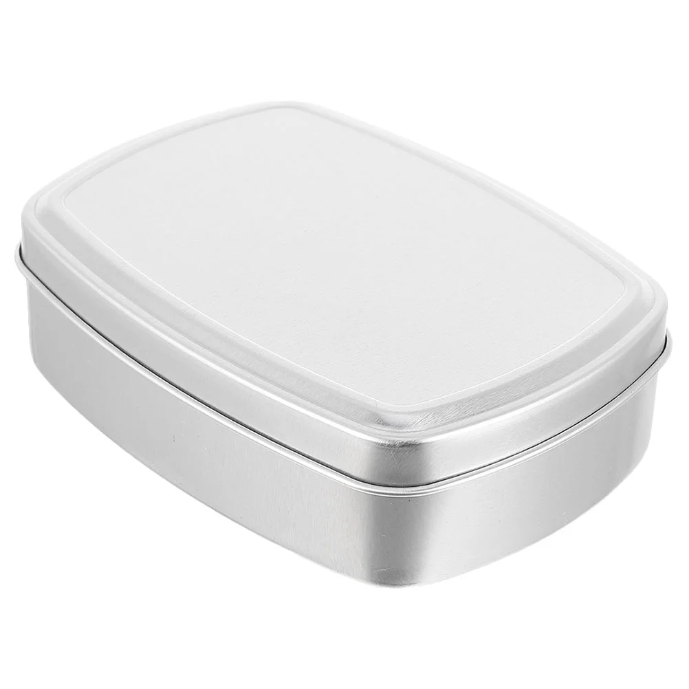 

Box Tin Soap Aluminum Case Metal Containers Storage Cans Jars Balm Empty Boxes Rectangular Tins Travel Jar Cream Container Candy