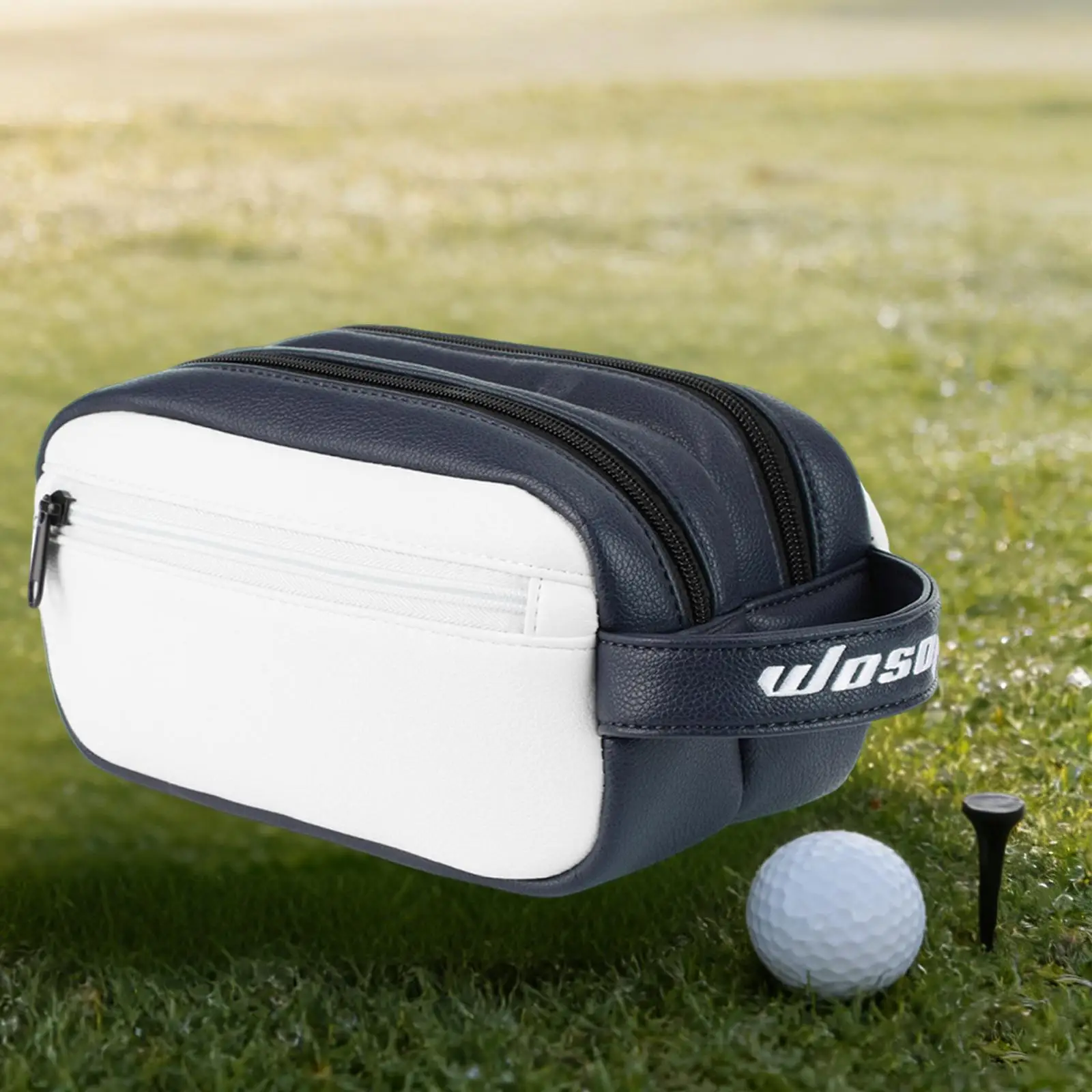 Golf Balls Bag with Handle Strap Multifunctional Valuables Pouch Golf Ball Case Storage Organizer for Outdoor Sports Men Women Golf Balls Bag with Handle Strap Multifunctional Valuables Pouch Golf Ball Case Storage Organizer for Outdoor Sports Men Women