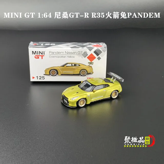 MINIGT 1:64 96 GTR R35 pandem Collectible Rocket Rabbit modified