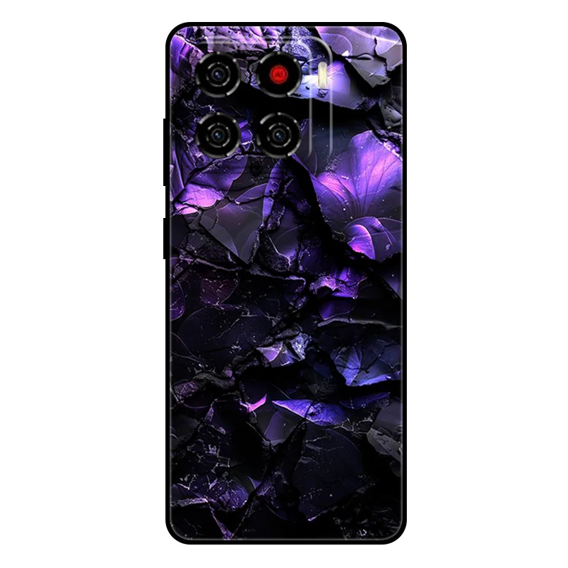 Cute Cartoon Black Soft Silicone Protective Cover for ZTE Blade A56 4G Phone