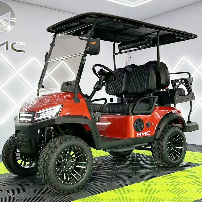 New Design MMC High Quality Low Speed Off Road 72v Electric Golf Car Golf Cart with CE DOT
