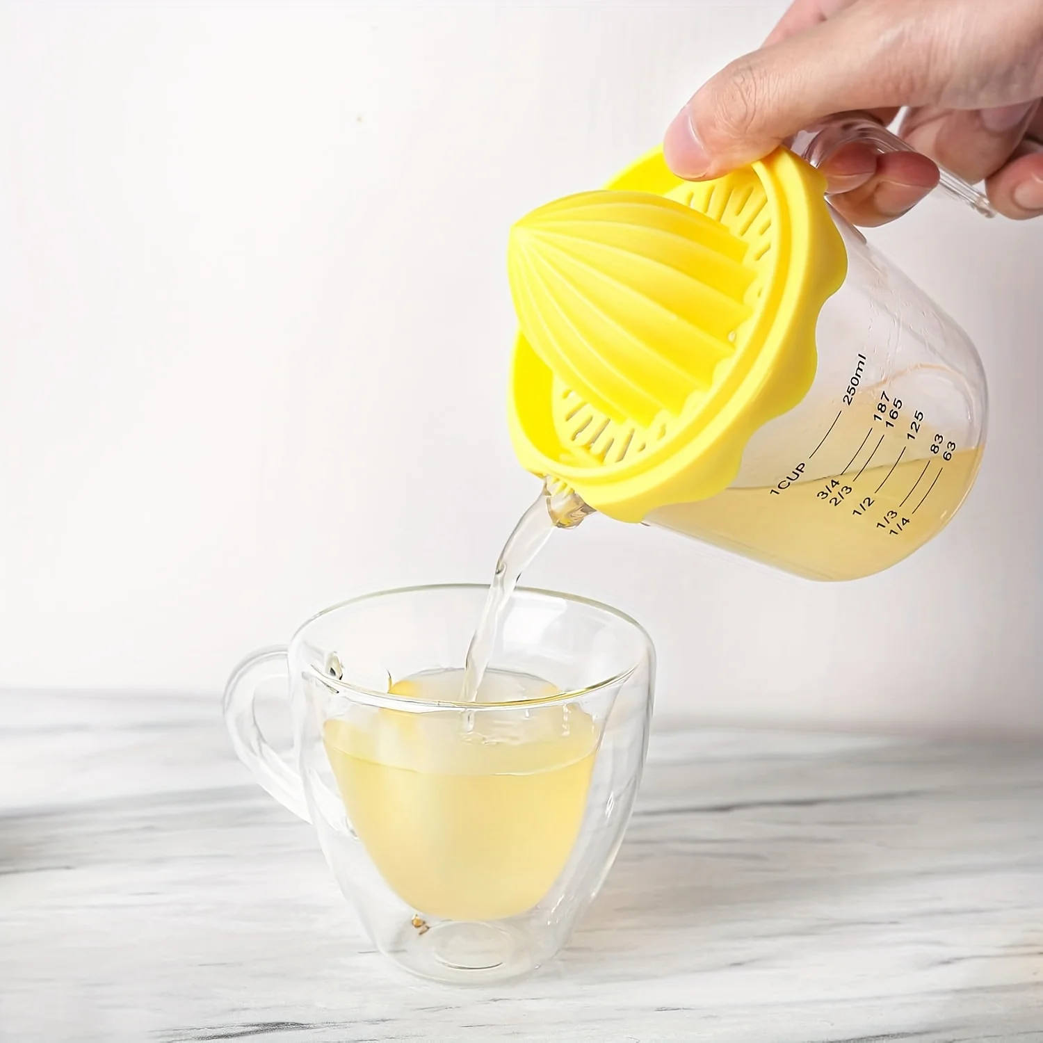 Manual Fruit Juicer Hand Squeeze for Lemons Citrus Small Portable