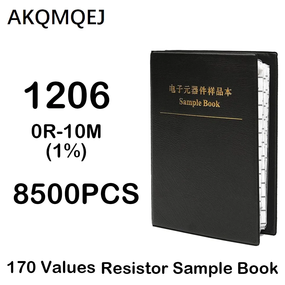3400 Pcs 0R~10MR 170 Value 1/4W ?5% 1206 Chip Fixed SMD Resistor Kit