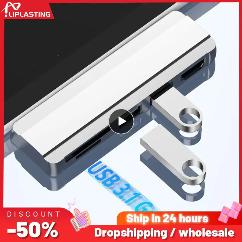 Docking Station Usb Hub 3.0 Per Microsoft Surface 4/5/6/7 A Porta Usb3.0 Adattatore Per Lettore Di Schede Sd/Tf Compatibile Con Hdmi