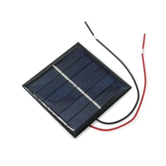 Solar Plate With Wire 2-3V 100mA Small Cell Module Polysilicon Board Charging Pane B03D 1