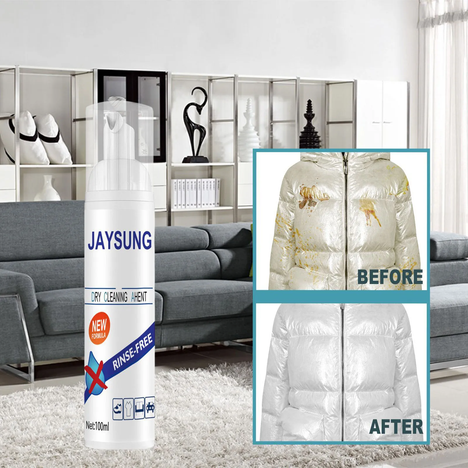 Dry Cleaner piumino caffè tè succo macchia pulizia tenda divano