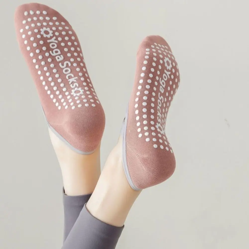 Professionelle Pilates-Socken, rutschfest, rückenfrei, Bandage, Yoga-Socken, atmungsaktive Baumwolle, Sportsocken, einfarbig, Tanzzubehör – Detail 8
